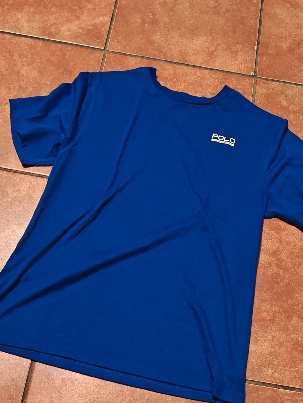 Polo by Ralph Lauren Kids Bright Blue Short Sleeve Logo Tee